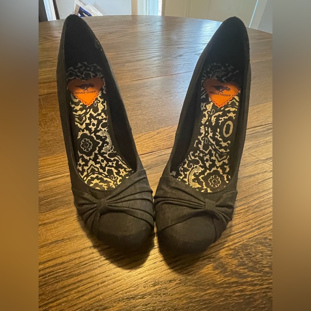 Rocket Dog Black Heels